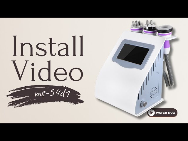 MS-54D1| Install Video| 40K Unoisetion Cavitation Machine - YouTube