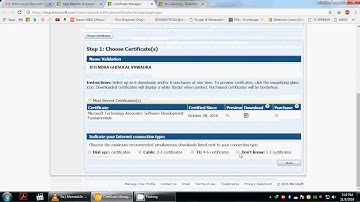 How to download MTA certificates and transcripts