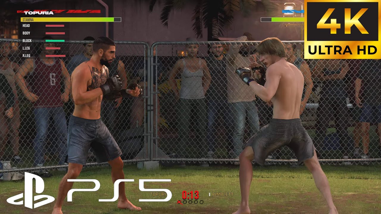 4K UFC 5 PS5 GAMEPLAY