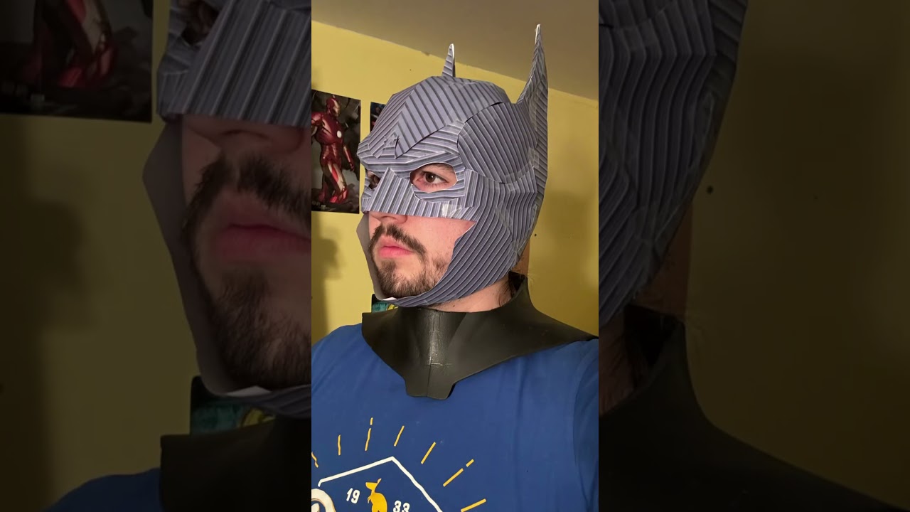 How to Make a Foam Batman Cowl #batmancosplay #batman #cosplay #cosplayer #tutorial