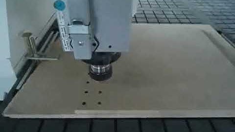ART1325 making holes  drilling holes on MDF by cnc router