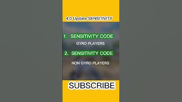 Bgmi 4.0 Update New Sensitivity 🤩🤗 #bgmi #pubgmobile #shorts