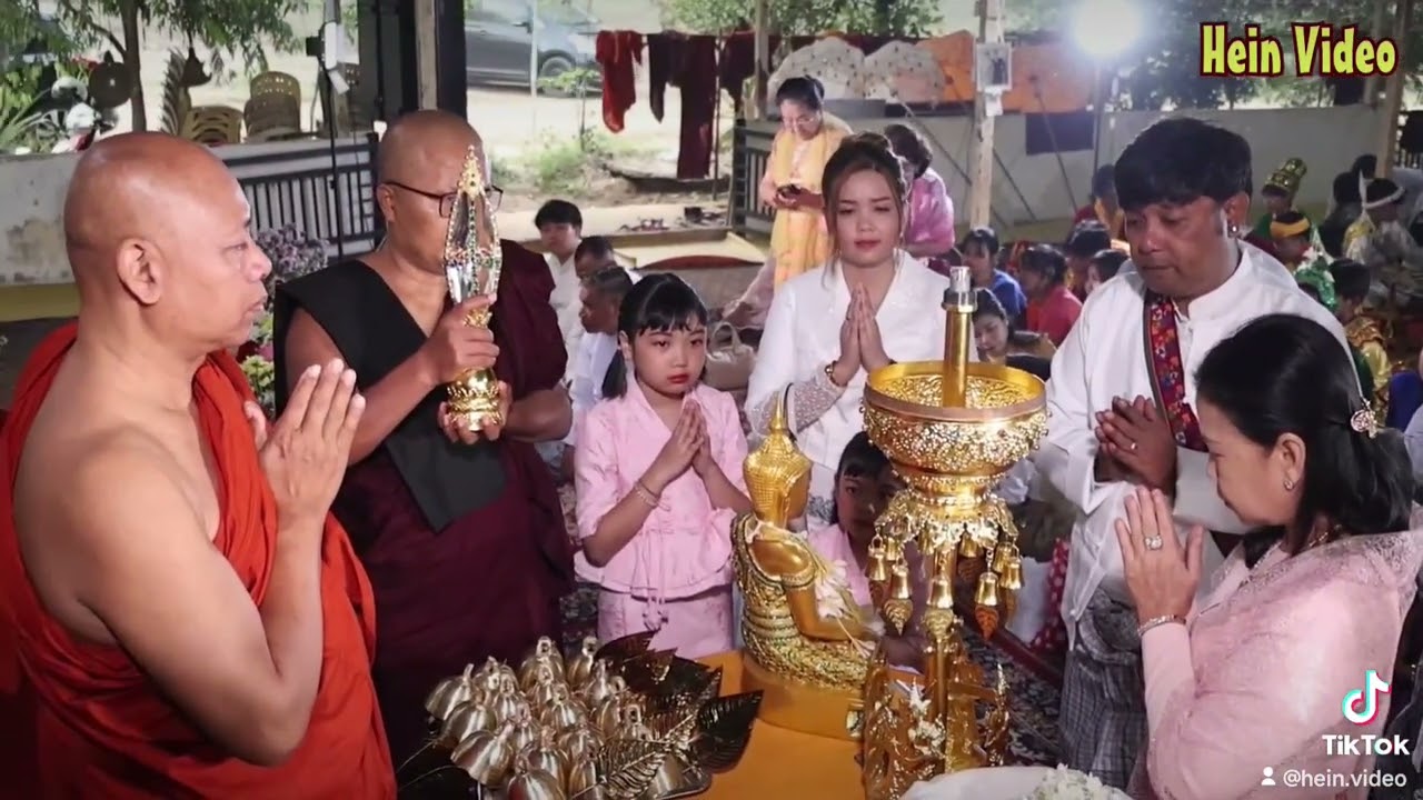 မှော်ဘီမြို့နယ်၊ ဂျပန်ဘုရားဘေးမြကျောက်တောရ ကျောင်းတိုက်၏ပြည်လုံးချမ်းသာ ကောင်းမှုတော်စေတီရွှေထီးတော်