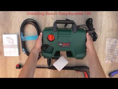 Unboxing BOSCH EasyAquatak 120  High-pressure washer - Bob The Tool Man