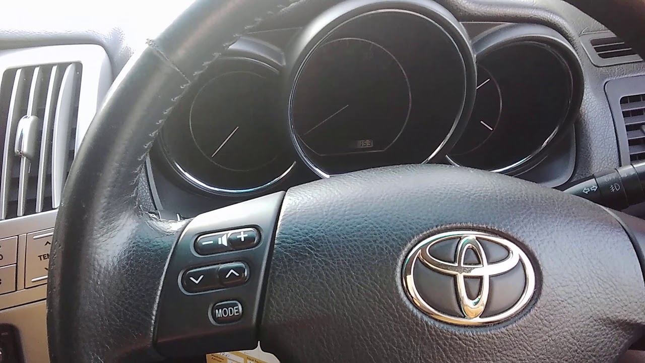 Unlocking a steering wheel for Toyota - YouTube