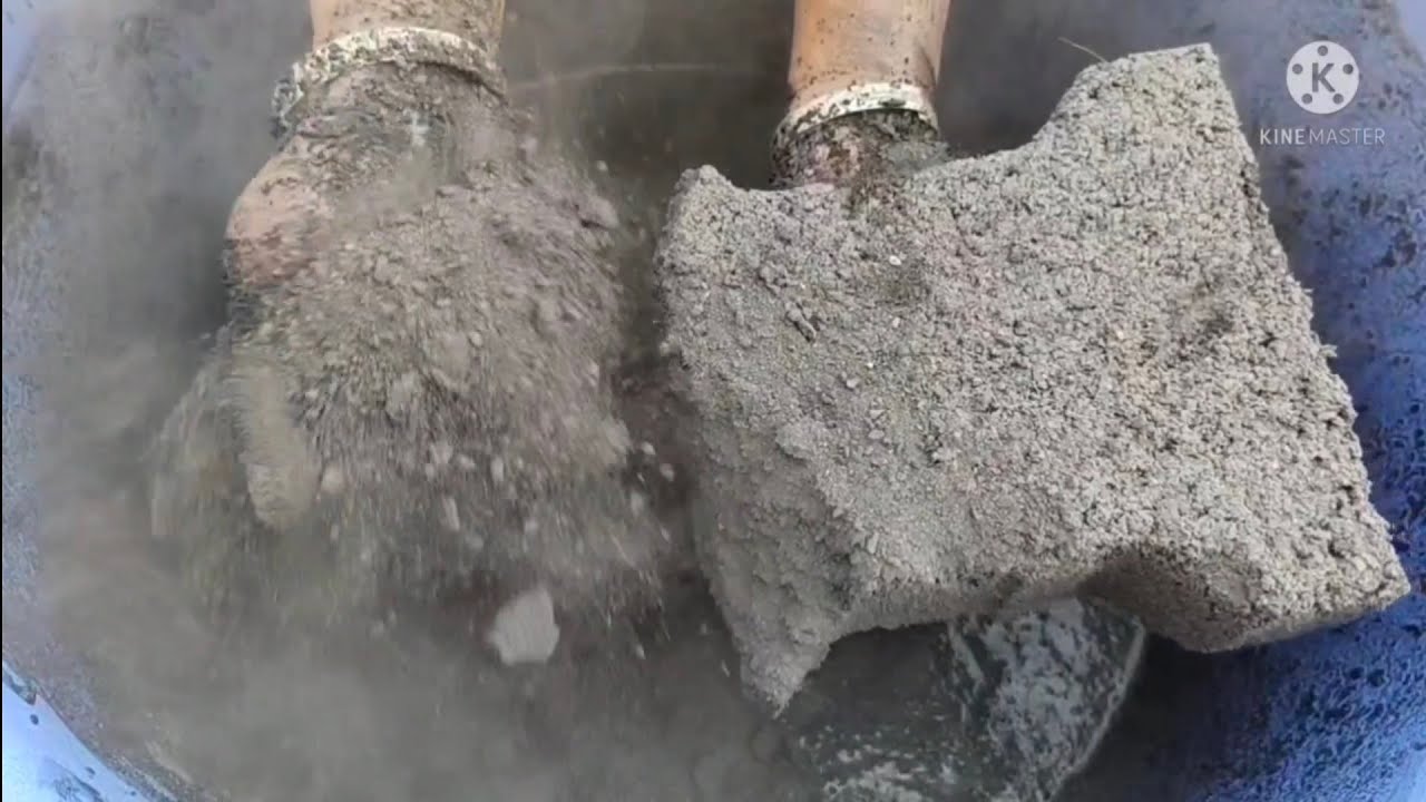 Asmr | 1 mint of every texture water crumbling shapes chunks of 8 different textures