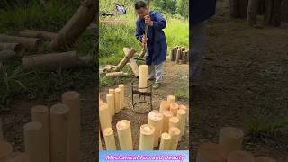 An effort-saving wood-splitting tool