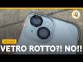 CRASH TEST VETRI e COVER PANZERGLASS su IPHONE 15