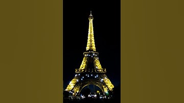 Eiffel Tower sparkling