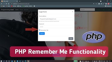 Remember Me in PHP | PHP Login System | PHP Tutorial for Beginners