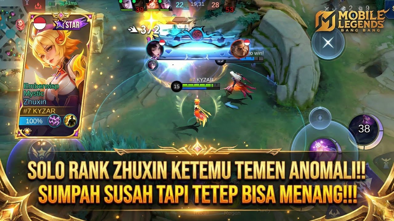 SOLO RANK ZHUXIN KETEMU TEMEN ANOMALI!!! SUSAH TAPI TETEP BISA MENANG!!! - MLBB