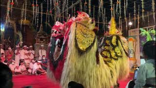 Tari Barong Bali IDA SESUHUNAN RATU GEDE MESOLAH CALONARANG Pura Penataran Agung Bitera Gianyar