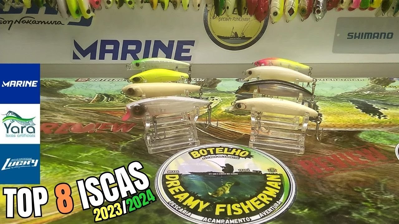 Seleção de Iscas! Top 8 da minha caixa em 2023, impossível não pegar em 2024. 