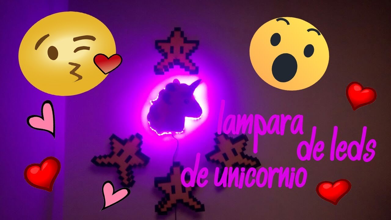 Lampara de UNICORNIO LED