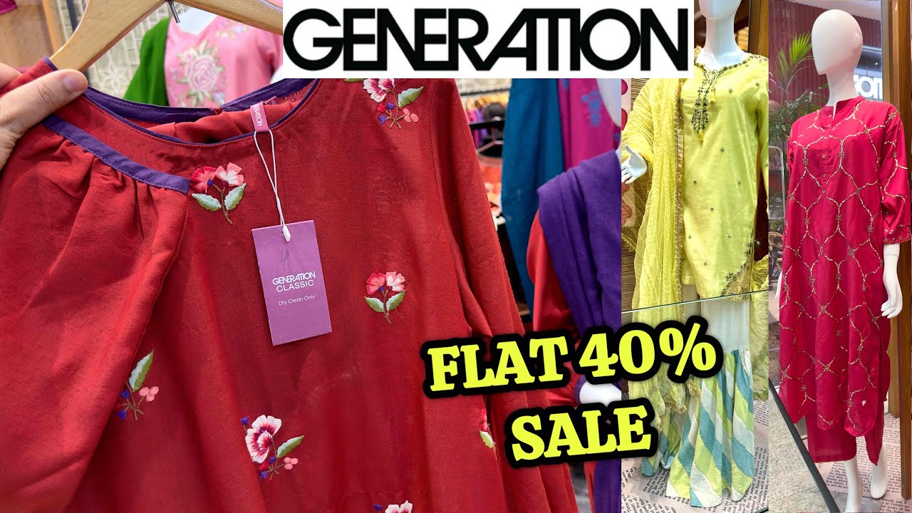 GENERATION Great Friday Sale 🔥 Generation Flat 40% Off🔥 Generation Sale Today