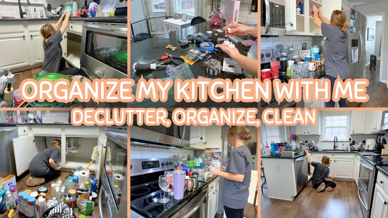 ORGANIZE MY KITCHEN WITH ME | Home With Tracy