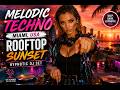 Melodic Techno Progressive House Mix Miami USA Rooftop Sunset Hypnotic DJ Set 