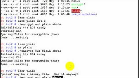 Rc4 File Encrypt Decrypt Program