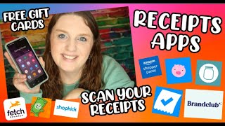 Scan Your Receipts for FREE GIFT CARDS || Receipt Apps || Scanning Receipts || Save Your Receipts