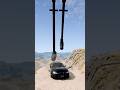 BeamNG.drive: Car vs Giant Hammer – Slow Motion Destruction #shorts