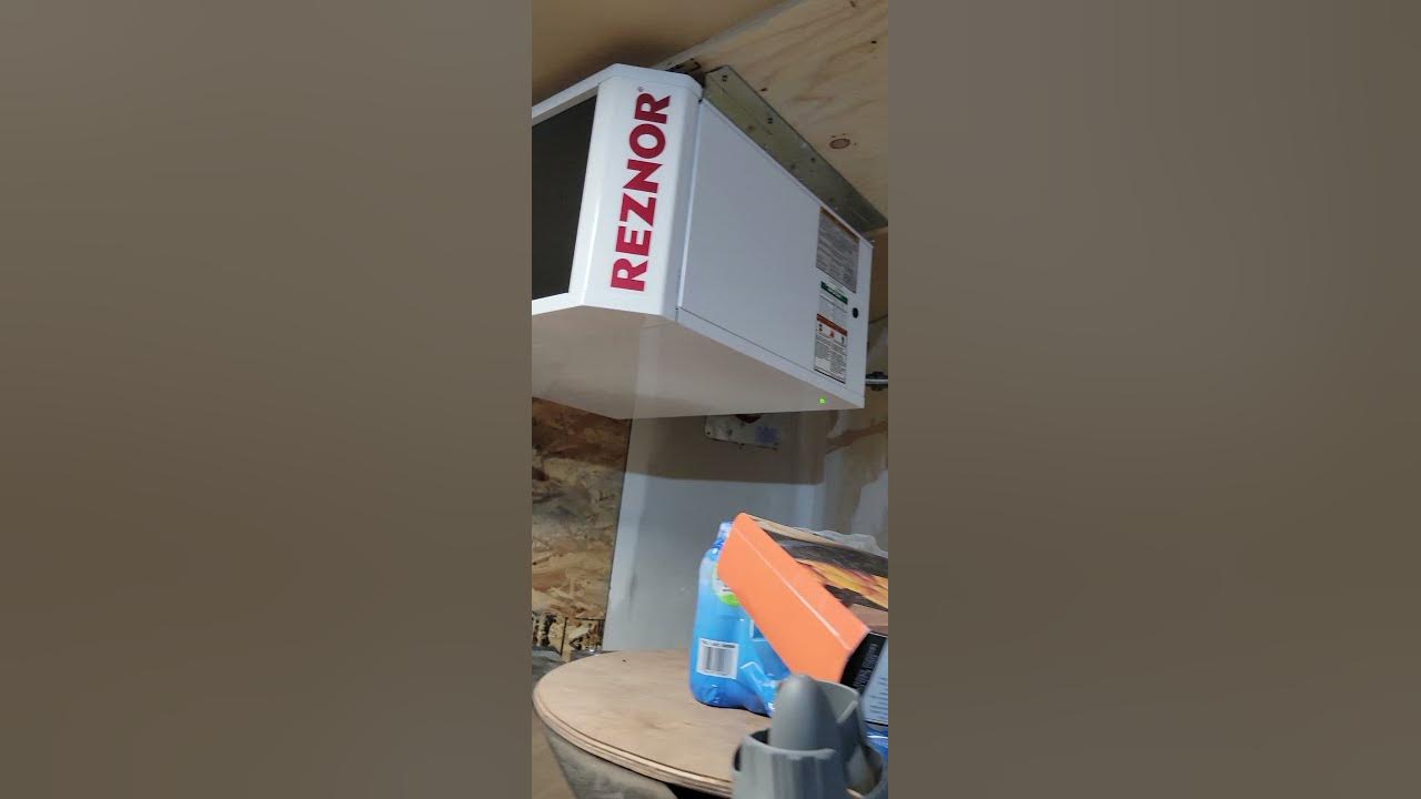Garage Heater installation Reznor 45k Calgary Alberta The Heating Ninja
