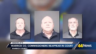 Warrick Co Commissioners reappear in court