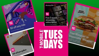 T-mobile Tuesday | Free Burger King Whopper | $5 Lyft Credit [ How to get free stuff from T-Mobile] screenshot 3