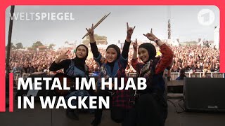 Indonesische Frauenband begeistert Wacken mit krassem HeavyMetal | Weltspiegel Reportage