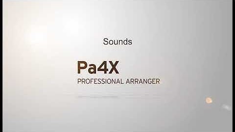 Korg Pa4X Video Manual