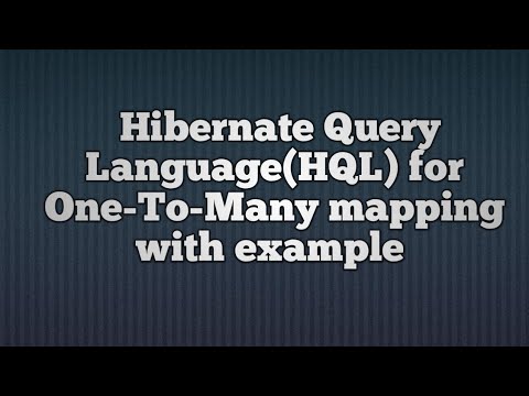 Hiernate Query Language(HQL)