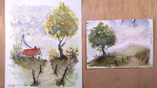 Acuarela - Un consejo para las Acuarelas que pintes - Watercolor