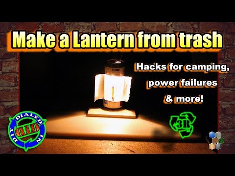Instant Lantern Using Trash - Great Emergency Light