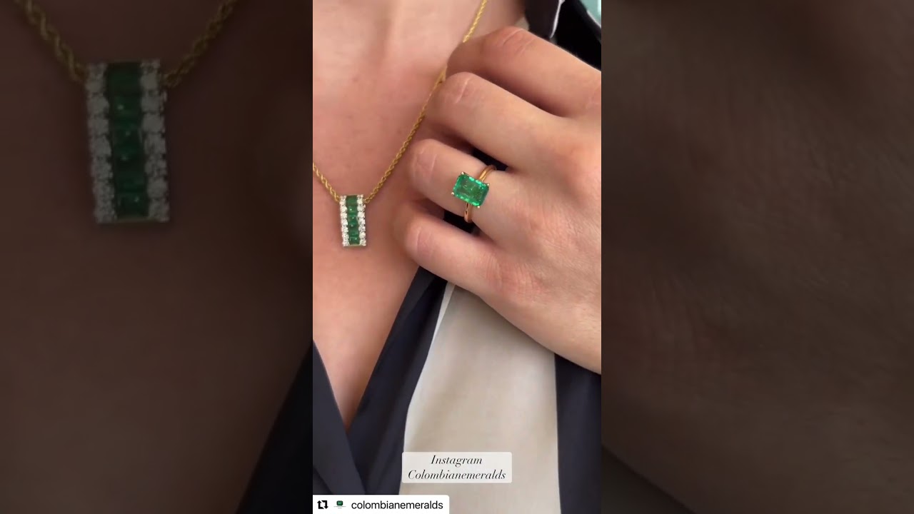 Shop Natural Colombian Emerald Gemstone & Birthstone Jewelry valentines gifts presents ideas