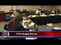 FY21 Budget Survey and Public Hearing