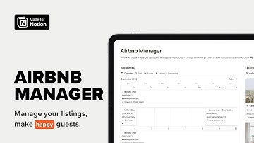 Notion Airbnb Manager Template