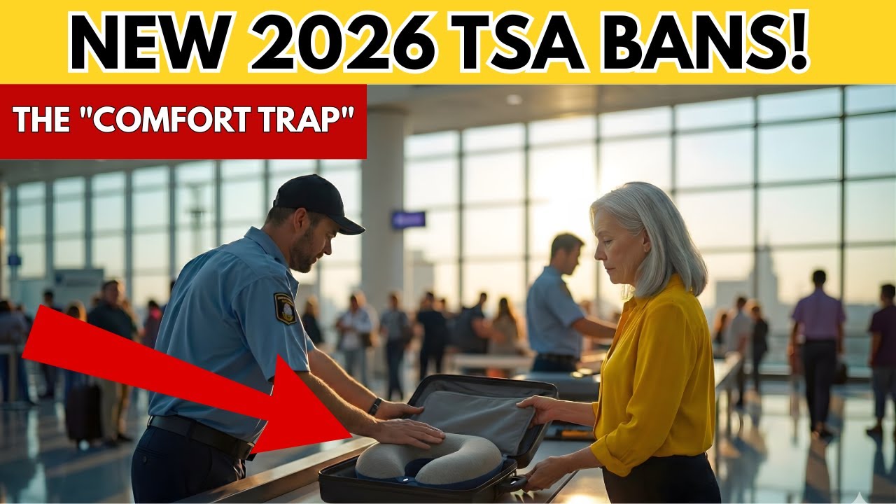 TSA Will CONFISCATE These 13 Items in 2026 (Most Seniors Don't Know)