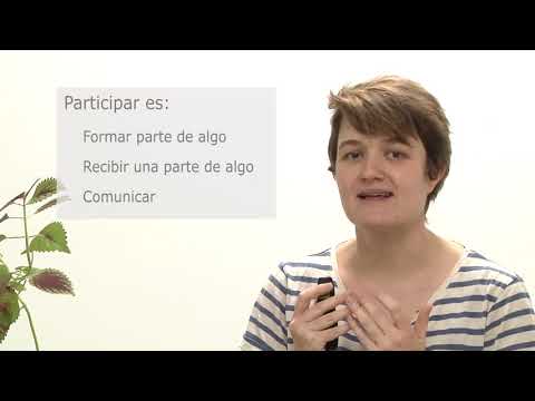 Video: ¿Qué significa participación?