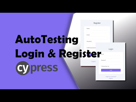 Testing Login and Register | Cypress