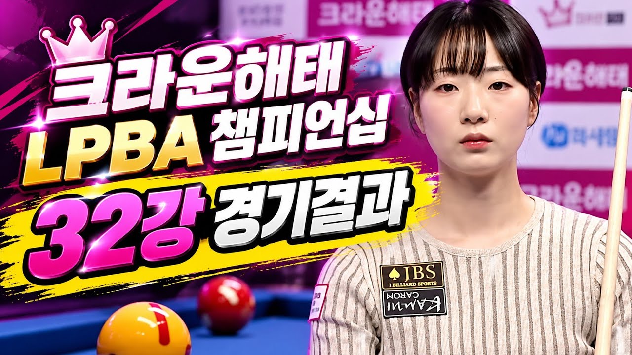 Crown Haitai LPBA Championship Round of 32 Results - YouTube