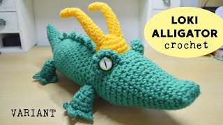 Crochet Loki Alligator  Amigurumi Tutorial | Step by Step