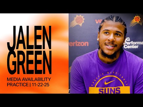 Jalen Green Practice Media Availability | Phoenix Suns | 11-22-25