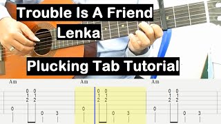 Trouble Is A Friend Guitar Lesson Chords Plucking Tab Tutorial Guitar Lessons for Beginners