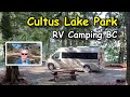 Off-season RV Camp at Cultus Lake Park, BC