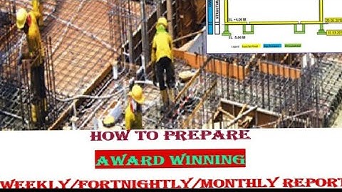 Monthly Report for Construction project