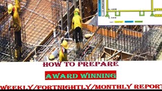 Monthly Report for Construction project