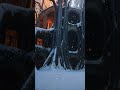 the frozen castle in the tree