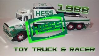 Video Review of the Hess Toy Truck: 1988 Hess Toy Truck and Racer