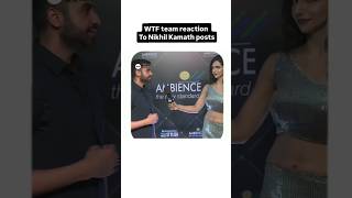 WTF team reaction to Nikhil Kamath posts. #shortsviral #shortfeed #shorts #viral #short