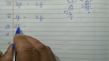 Class 6 - Exercise 7.2 - Q 2 |  Express the following as mixed fractions