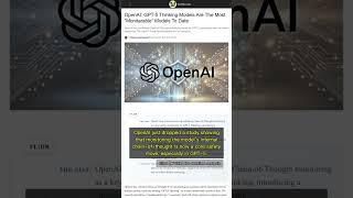 🧐👉 OpenAI’s Chain-of-Thought Monitoring: How GPT-5 Makes AI Safer, But At What Cost? #QixNewsAI